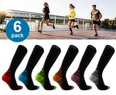 Clayton Chaussettes de compression thérapeutique Bas de compression 6 paires - L / XL