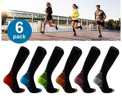Clayton Therapeutische Compressiesokken Compressiekousen 6 paar - L/XL