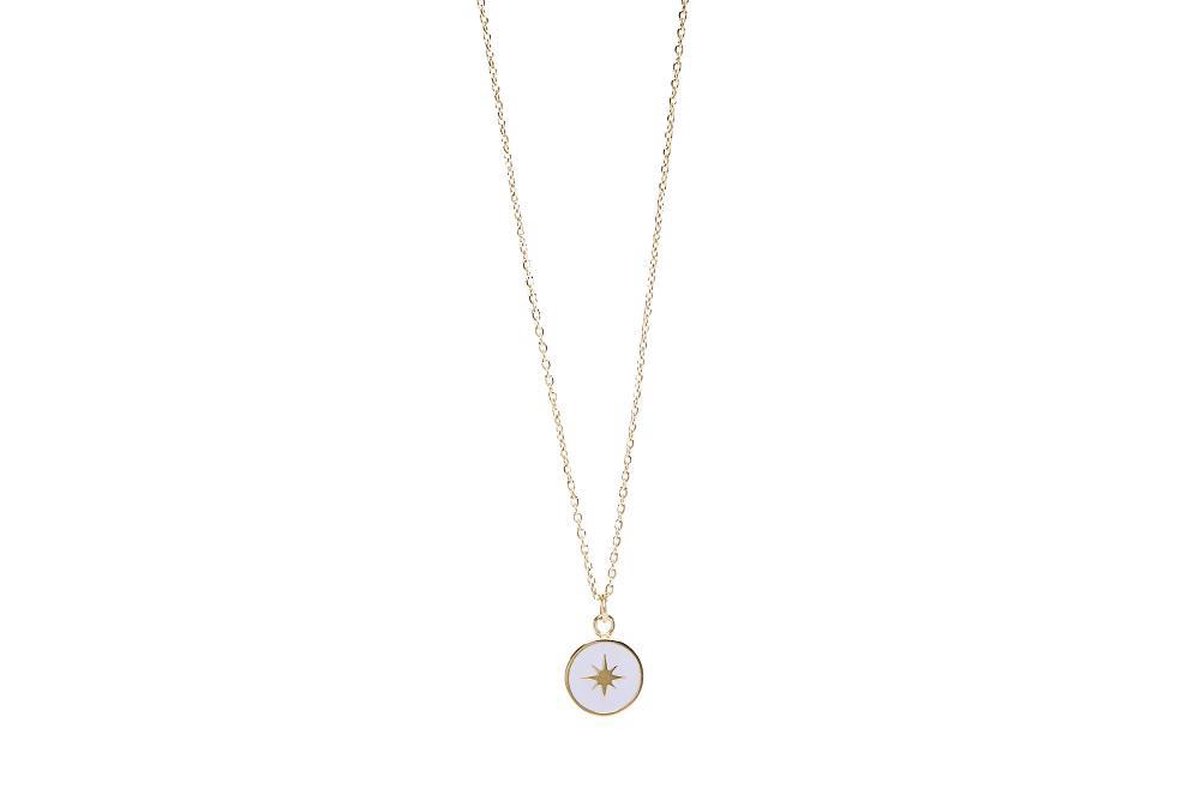 SILIS KETTING | GOLD OUT & LIGHT GREY | THE NECKLACE STAR COLOR
