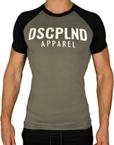 Raglan Fitness T-Shirt Stretch | Grijs (S) - Disciplined Sports