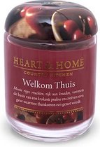 Heart & Home geurkaars in pot (S) -  Welkom Thuis