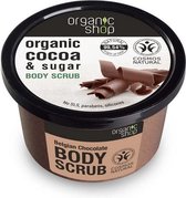 Organic Shop Body Scrub Belgian Chocolate 250ml.