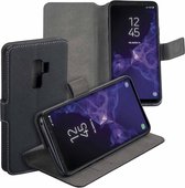MP case zwart book case style voor Samsung Galaxy S9+ wallet case hoesje