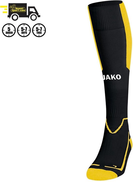 Jako - Lazio - Sokken - 43 - 46 - Zwart/Geel