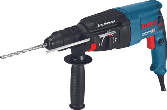 Blauwe Bosch boorhamer Professional GBH 2-26 F met boor.