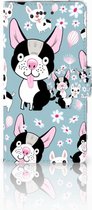 Tenphone Etui Coque pour Huawei Ascend P8 Lite Portefeuille Chiens
