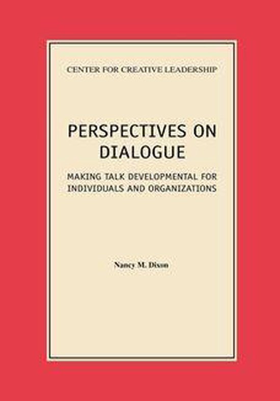 Perspectives on Dialogue: Making Talk Developmental for Indi ... - cover
