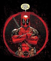 Displate Marvel metal poster 10x14cm - Deadpool - Evening plans (9999 ex.)