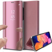 Hoesje geschikt voor Samsung Galaxy A10 - Book Case Spiegel Roségoud