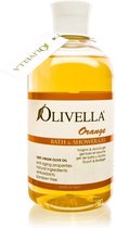 Olivella Bad & Douche Orange met veel olijfolie- 500 ml - Douchegels  ( 2 stuks)