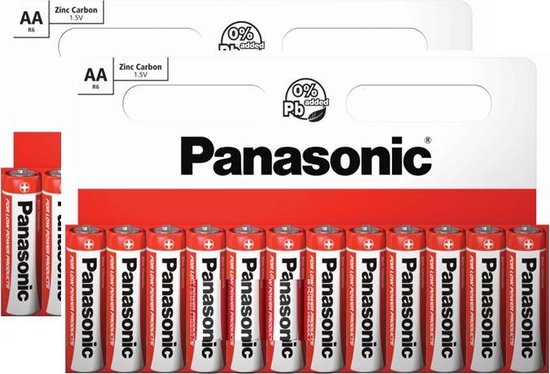 Mortal inhoud Uitsluiten Panasonic AA Batterijen – 24 Stuks – Penlite - Bulk Verpakking | bol.com