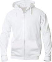 Clique - Sweatshirt met capuchon - Unisex - Maat S - Wit