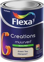 Flexa Creations - Muurverf Extra Mat - Green Tea - Mengkleuren Collectie- 1 Liter