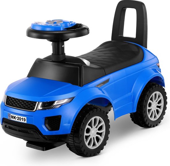 Dwang aflevering Koppeling Max Kids - Loopauto Max Racer - met LED verlichting en geluidseffecten –  Blauw | bol.com