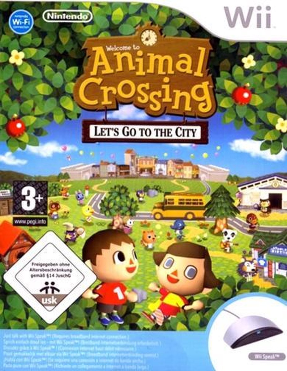 Animal Crossing: Let's Go To The City + Wii Speak | Jeux | bol.com