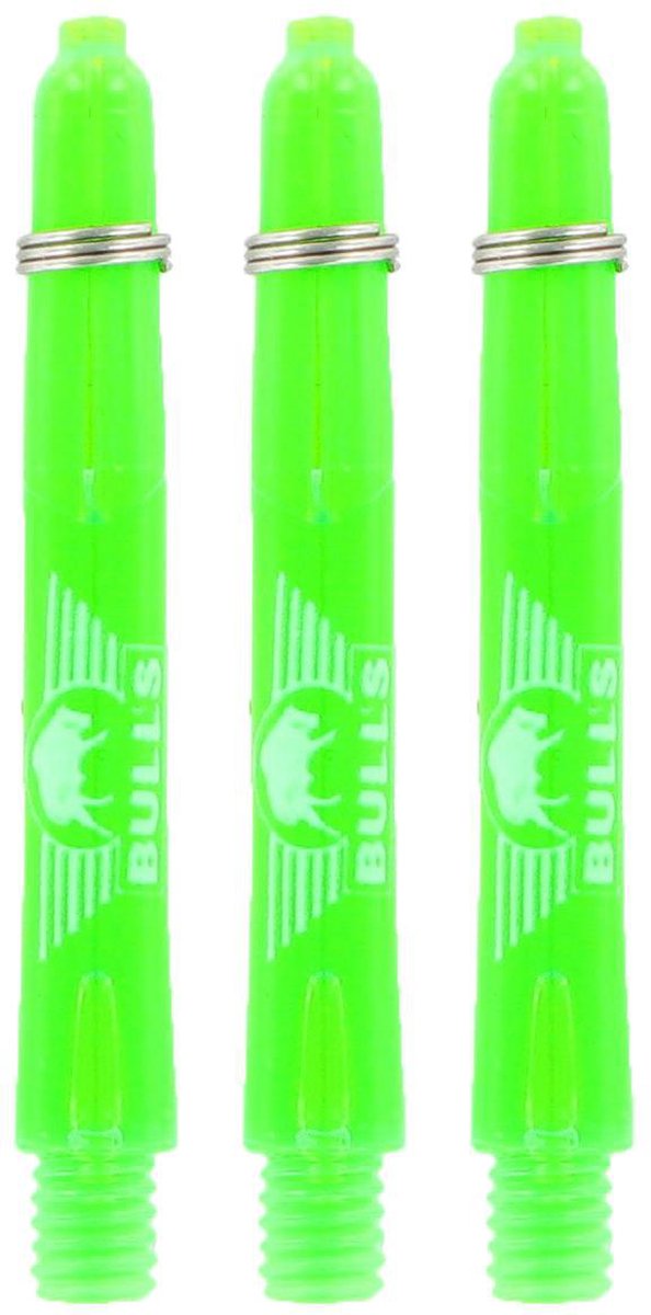 Bull's Nylon Glowlite Green - Dart Shafts Short