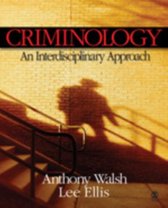 Boek cover Criminology van Anthony Walsh