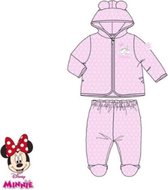 Minnie Mouse roze vest + broek maat 50 - kraamkado