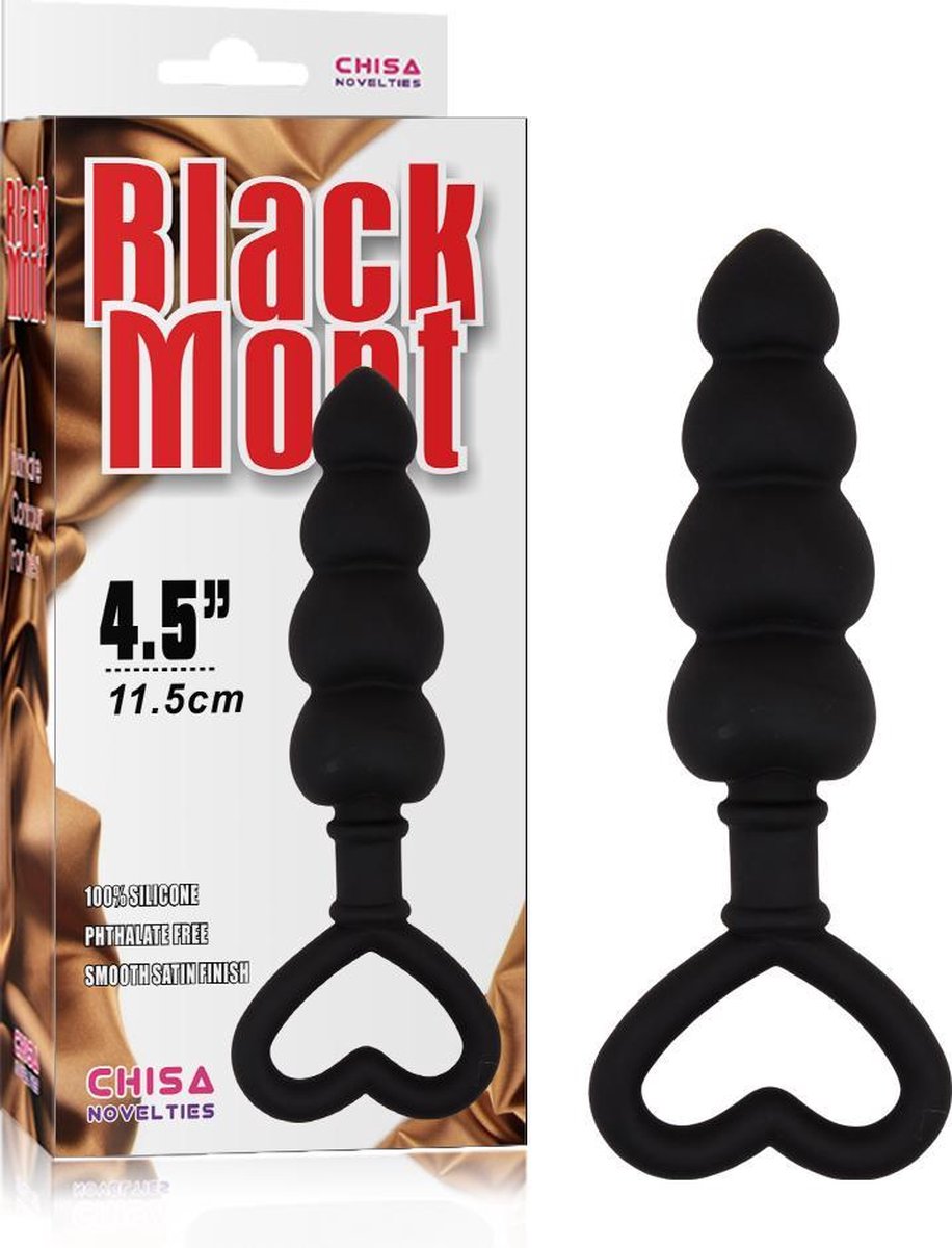 Goedkoopste Black Mont - Beaded Luv Probe - Anaal Kralen - Zwart