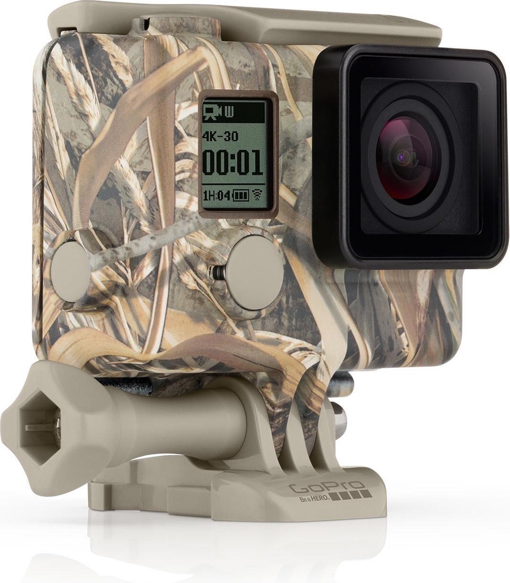GoPro Camouflage Case (MAX-5 camo) - go pro hoes - geschikt voor go pro 3 3+ en hero 4
