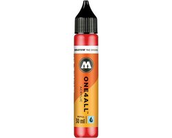 Foto: Molotow one4all 30ml rode navul inkt op acrylbasis