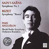 Saint-Saens: Symphony no 1; Bizet: Symphony / Anguelov, Slovak RSO Bratislava