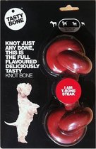 TastyBone - Knotted - T Bone Steak - Hond - Kauwspeelgoed - Vegan - Kluif - Nylabone
