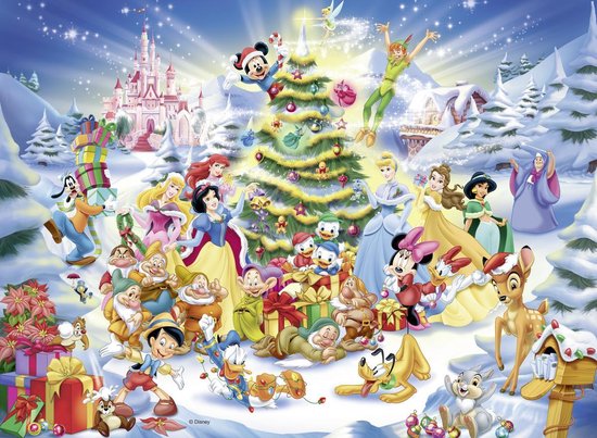 Ravensburger kerstpuzzel Disney Kerstavond - Legpuzzel - stukjes | bol.com