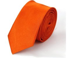 Skinny Stropdas Effen Oranje