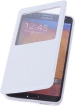 View Case Wit Samsung Galaxy S5 I9600 - Book Case Cover Wallet Hoesje