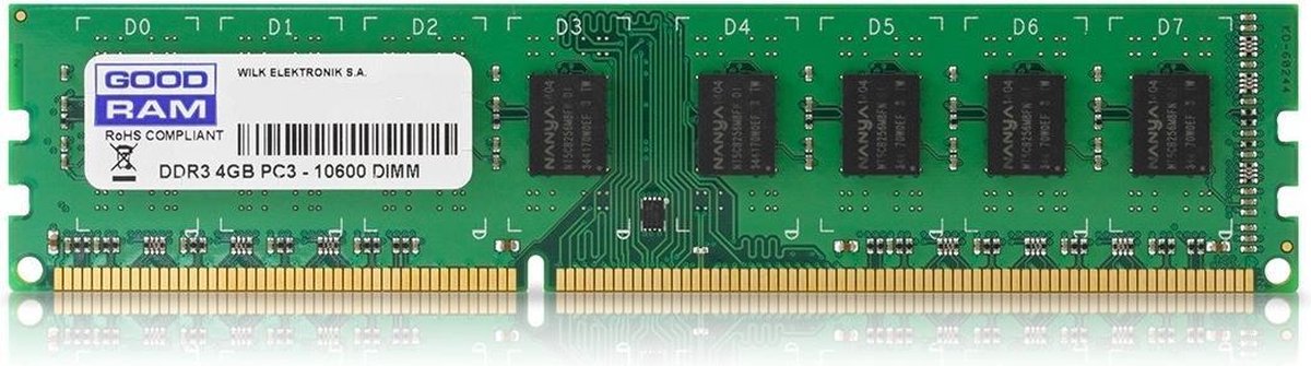 Goodram Gr1600D3V64L11/8G Geheugenmodule 8 Gb 1 X 8 Gb Ddr3 - afbeelding 4