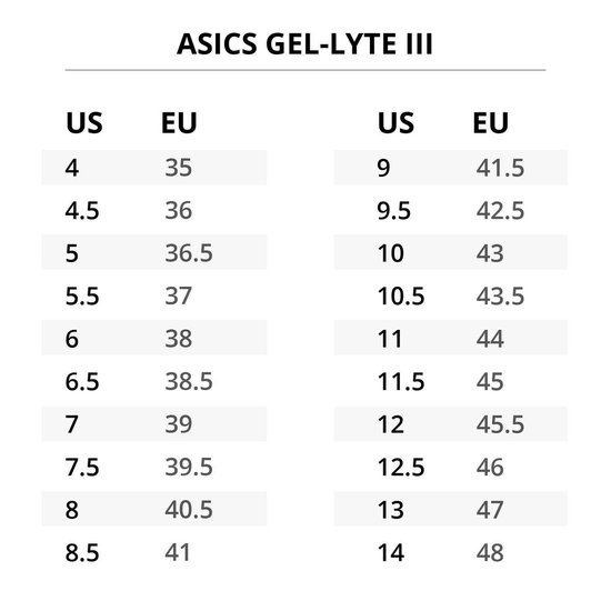 ASICS GEL-LYTE III H627L 0101 Wit;Wit maat 5 | bol.com