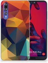 Huawei P20 Pro TPU Hoesje Design Polygon Color