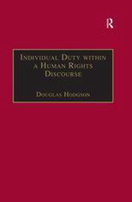 Applied Legal Philosophy - Individual Duty within a Human Ri ... - cover