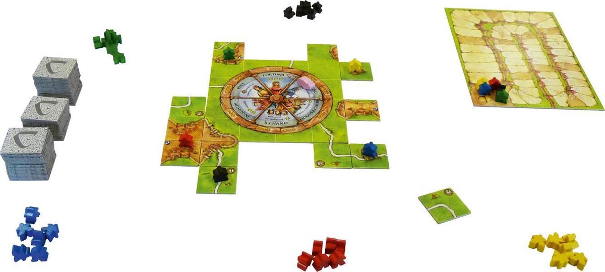 boeren bladerdeeg Klokje Carcassonne: Het Rad van Fortuin Bordspel | Games | bol.com