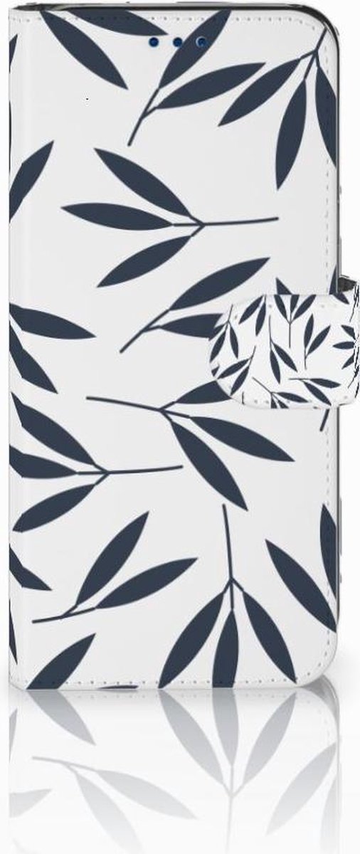 Samsung Galaxy S8 Hoesje Leaves Blue