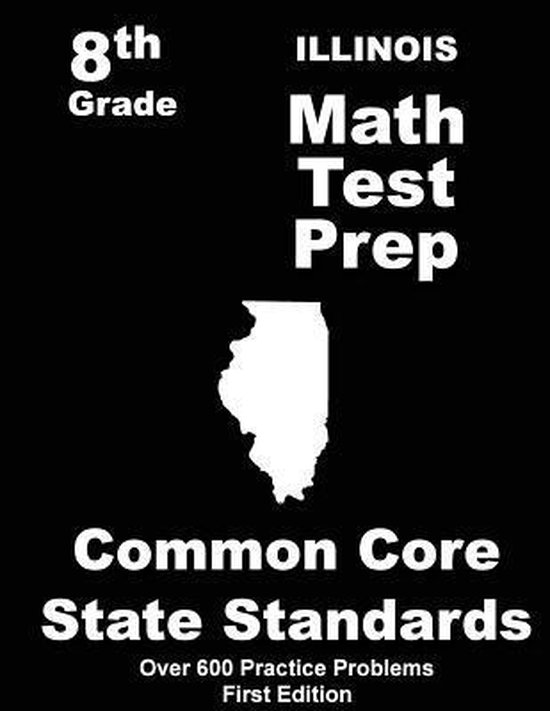 Illinois 8th Grade Math Test Prep - cover