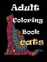 Adult Coloring Book Cats