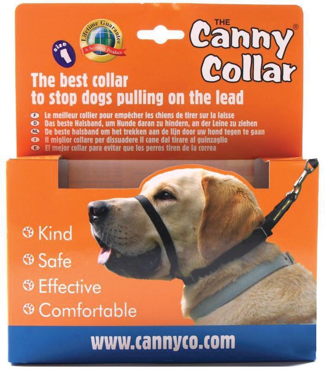 Canny Collar Zwart NR 1 23-28 cm
