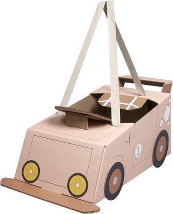 Drijvende kracht Voordracht Giftig Speelgoed Auto Karton - Mister Tody - Roze | bol.com