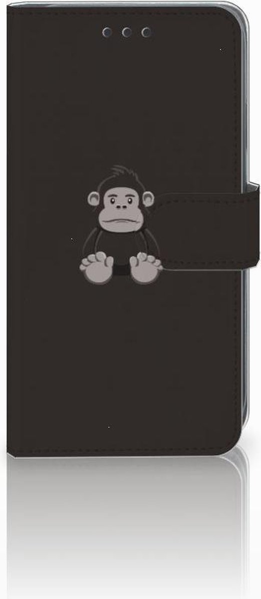 Book Case voor Apple iPhone Xr Leuk Hoesje Gorilla