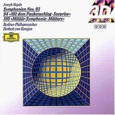 Haydn*, Herbert von Karajan, Berliner Philharmoniker ‎– Symphonies Nos. 93 / 94 "Surprise" / 103 "Drum Roll"
