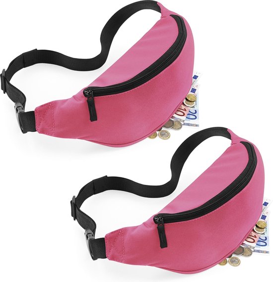 2 x Bagbase Sport Heuptas Roze 2.5 Liter