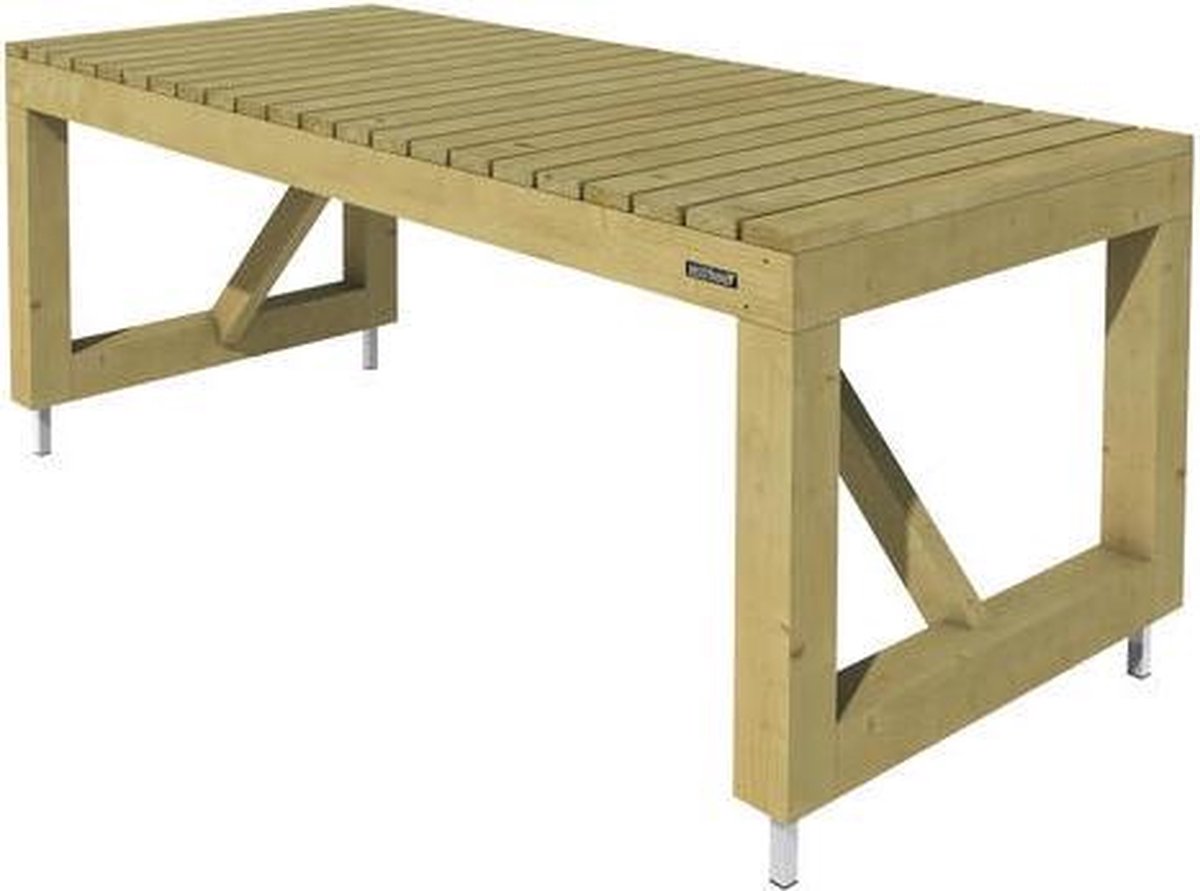 Woodvision - Nova tafel Excellent - Vuren - 202x90x77 cm | bol.com