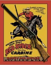 Daisy Carbine - Retro wandbord - Cowboy - Amerika USA - metaal.
