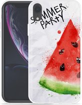 Geschikt voor Apple iPhone Xr Hoesje Watermeloen Party - Designed by Cazy
