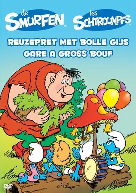 Cover van de film 'Smurfen - Reuzepret Met Bolle Gijs'