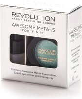 Makeup Revolution - Awesome Metals Eye Foils - Emerald Goddess - Metallic Eye Foil - Groen