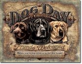 Wandbord - dog day acres -30x40cm-