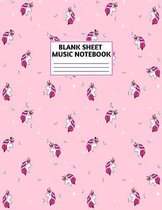 Blank Sheet Music Notebook